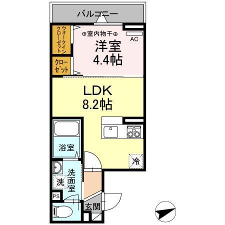 ルチェ・ソラーレ（206） 間取り図画像