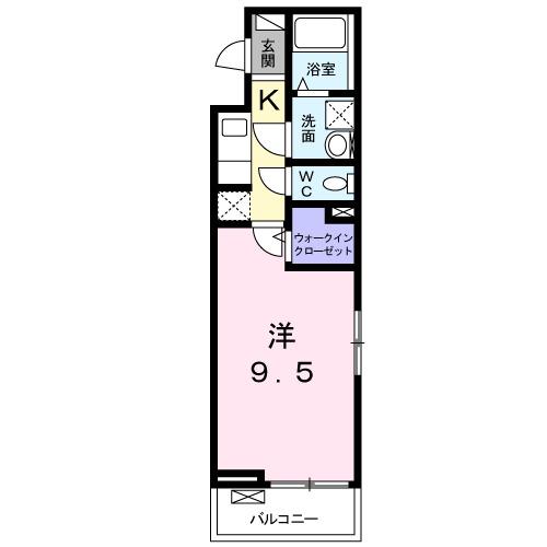 ミルトカーサ（201） 間取り図画像