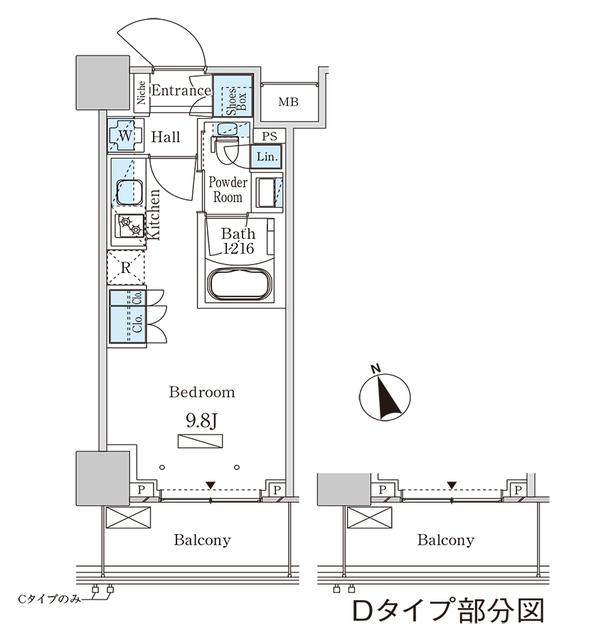 パークアクシス大塚ステーションゲートタワー（1003） 間取り図画像