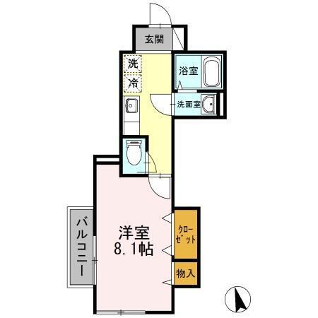 グリーンコート（101） 間取り図画像