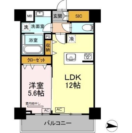 ラ・ベレッツァ　フェリオ（406） 間取り図画像