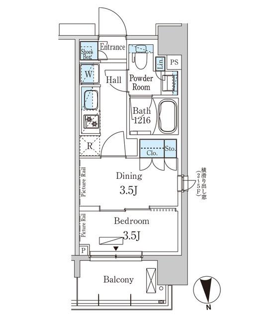 パークアクシス上野ＥＡＳＴ（301） 間取り図画像