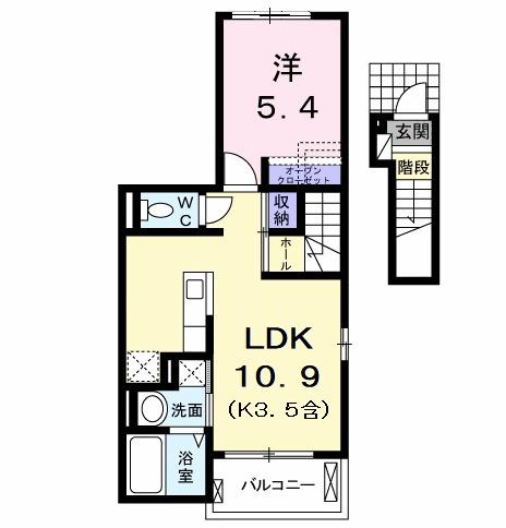 セントラル　ホームズ　立川　Ⅱ（201） 間取り図画像