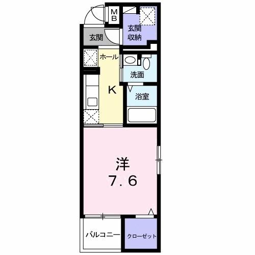ｉｒｉｄｅ（201） 間取り図画像