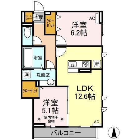 シトロンフレアⅤ（301） 間取り図画像