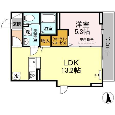 エクセリア西小岩（301） 間取り図画像