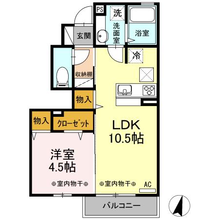 フィオーレ／ルミエール　ルミエール（102） 間取り図画像