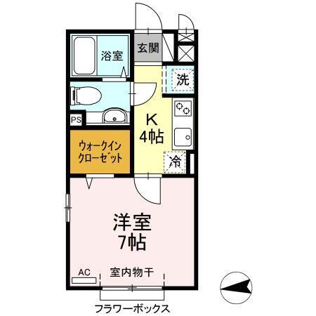 オーペリモン（103） 間取り図画像