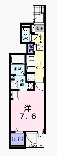 モンベル（102） 間取り図画像
