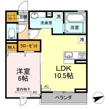 クリア南砂（305） 間取り図画像