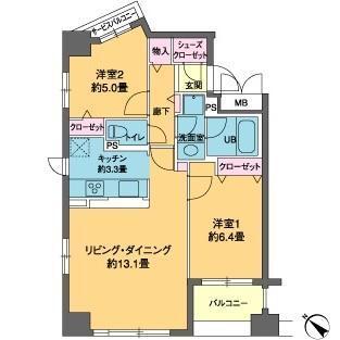 カスタリア茅場町（0801） 間取り図画像