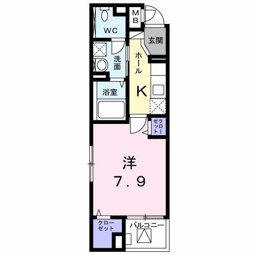 ゴールデン　ソレイル（108） 間取り図画像