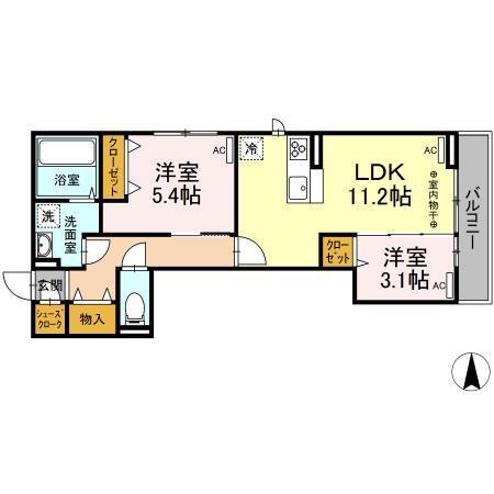 アネモネ元本郷（301） 間取り図画像