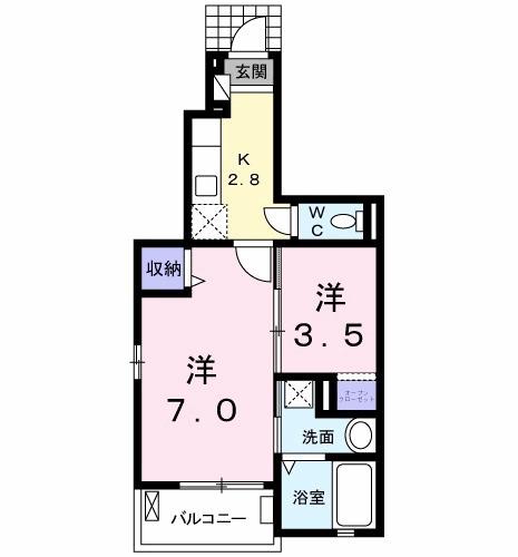 ブルック　レジデンス（107） 間取り図画像