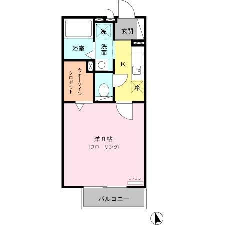 アルコバレーノ（203） 間取り図画像
