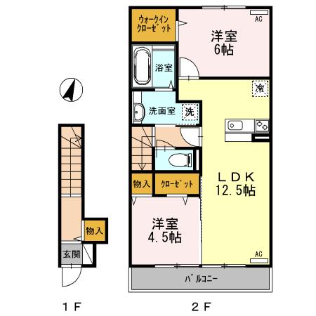 リュミエール（203） 間取り図画像