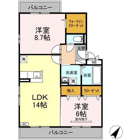 ソシエ（301） 間取り図画像