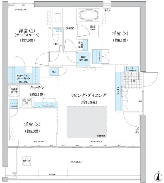  間取り図写真
