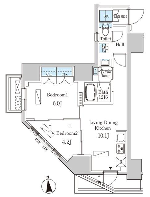 ルジュール神田須田町（301） 間取り図画像