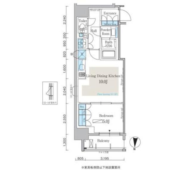 パークアクシス日本橋本町（902） 間取り図画像
