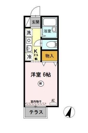 ドルフ北烏山　Ｄ（105） 間取り図画像