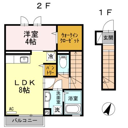 エトワール平山（202） 間取り図画像