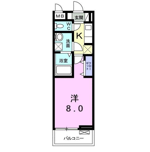 スタヴ　オール（302） 間取り図画像