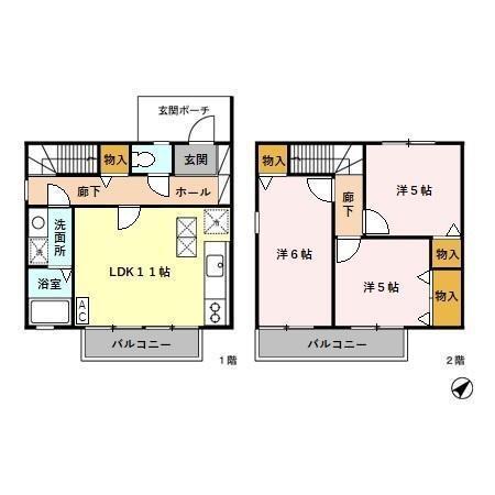 メゾンメルベーユＭ（101） 間取り図画像