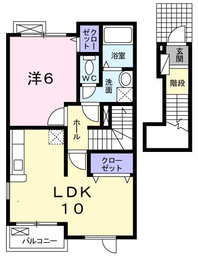 グランデ・ミズホ（204） 間取り図画像