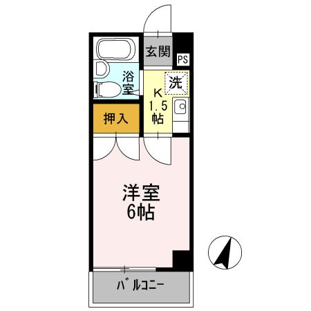 鶴寿館（102） 間取り図画像