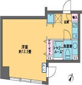 カスタリア水天宮Ⅱ（0405） 間取り図画像
