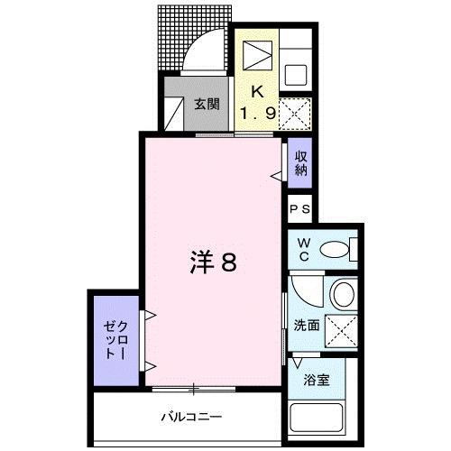 アンベリール（101） 間取り図画像