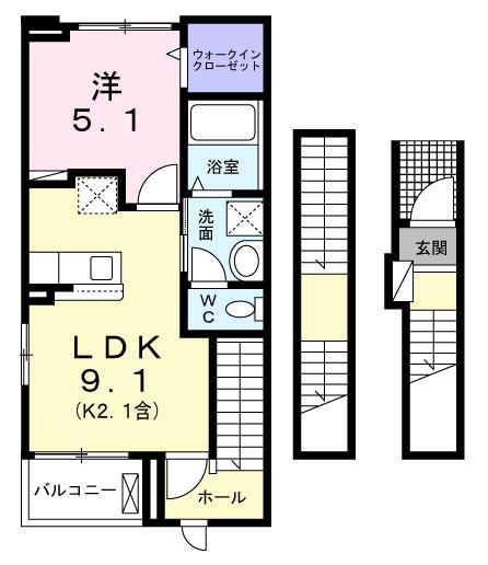 サンリット・ファイン（302） 間取り図画像