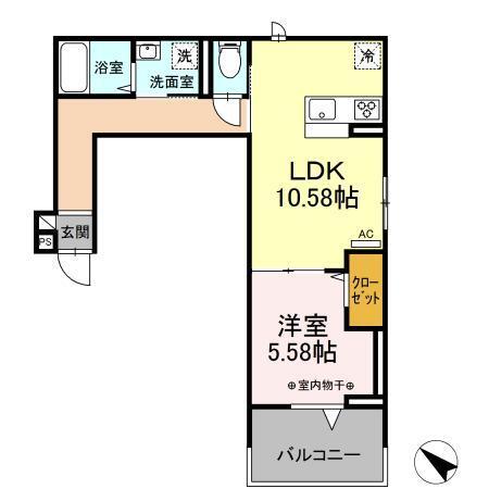 セレスティア東瑞江（202） 間取り図画像