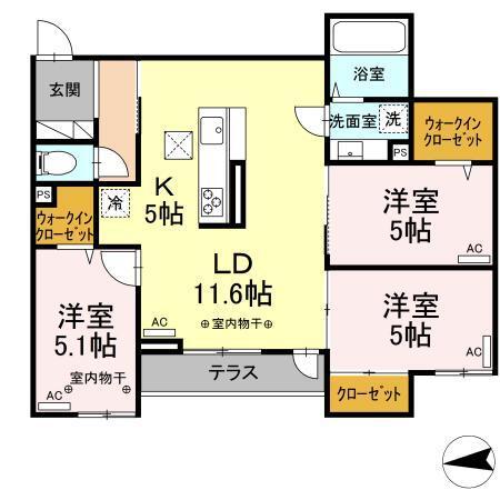 Regina宮町（102） 間取り図画像