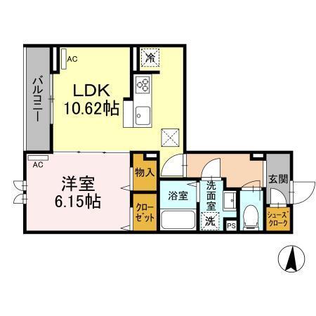フレシール光が丘（102） 間取り図画像