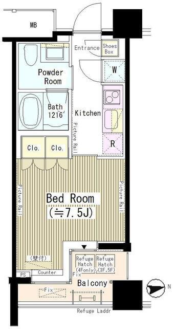  間取り図写真