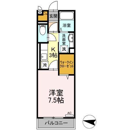 サンセット（202） 間取り図画像