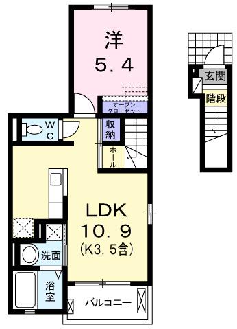 ヴィオレッタ（201） 間取り図画像