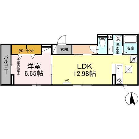Dトーア（105） 間取り図画像