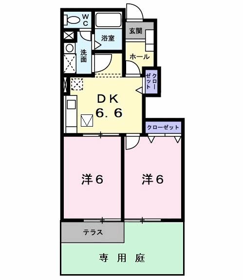 ヴィラ・シャルマン（104） 間取り図画像