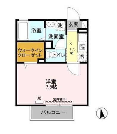 ルナエイト（203） 間取り図画像