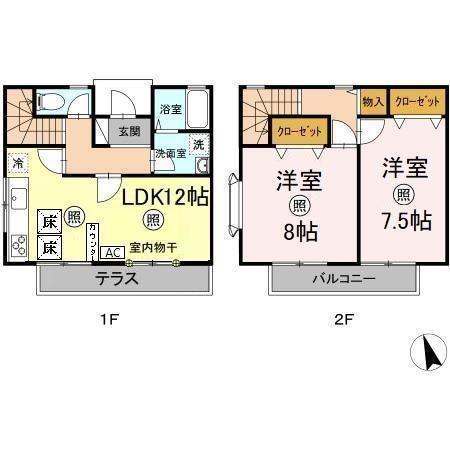  間取り図写真