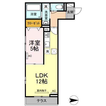 ロイジェント井荻C棟　C棟（101） 間取り図画像