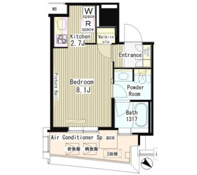 ＭＹ　ＴＯＷＥＲ　ＲＥＳＩＤＥＮＣＥ（1602） 間取り図画像