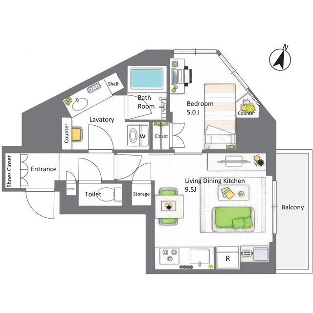  間取り図写真