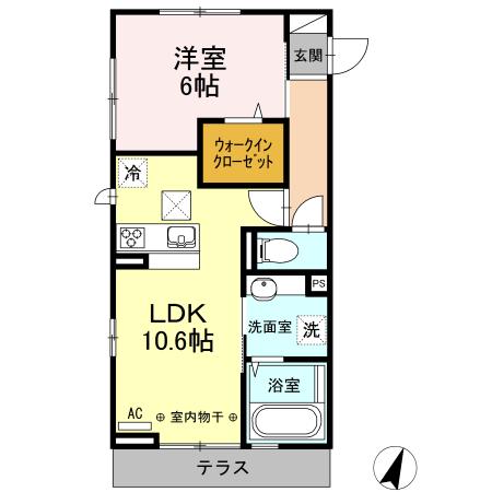 プライム メゾン（101） 間取り図画像