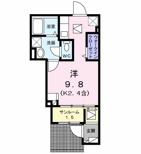 ベルイリーデ（102） 間取り図画像