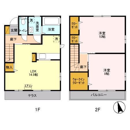 ヴィラージュ　Ｃ（3） 間取り図画像