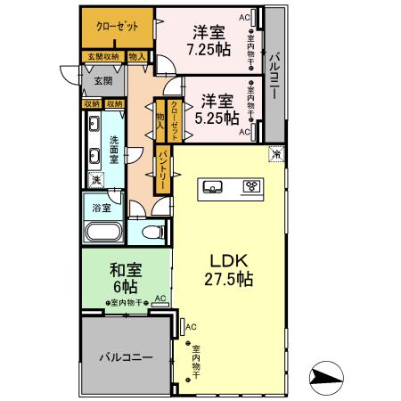  間取り図写真